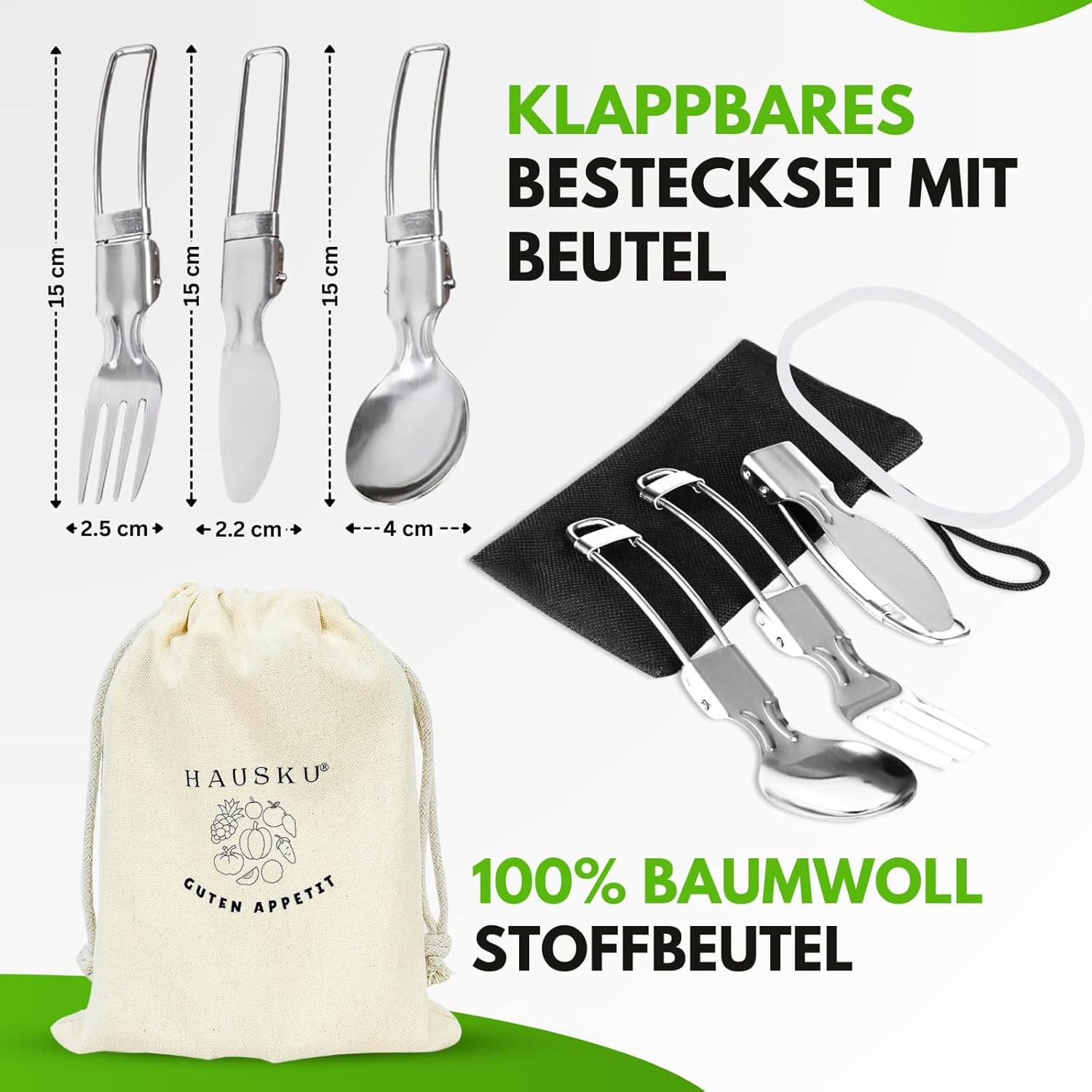 HAUSKU Edelstahl Brotdose 1200 ml - Ansicht 6