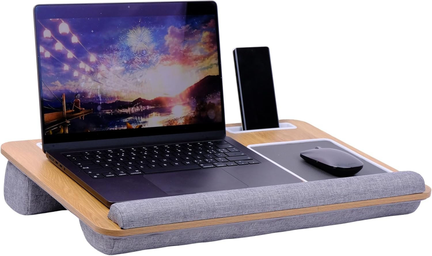 Laptopkissen für Bett & Sofa — Schwarz